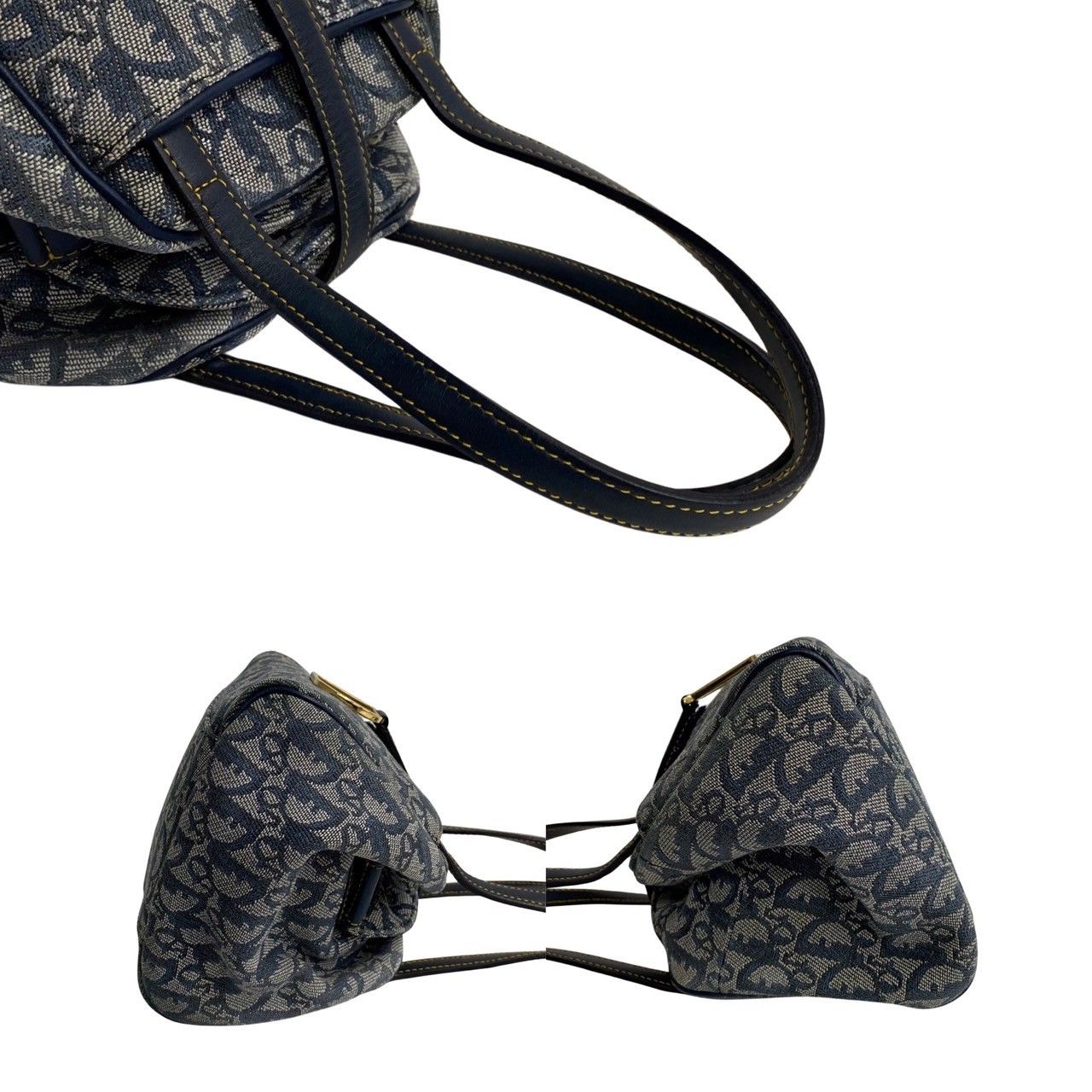 【極美品】クリスチャンディオール トロッター ロゴ金具 ボストンバッグ 極 美品 Christian Dior ディオール トロッター D ロゴ 金具