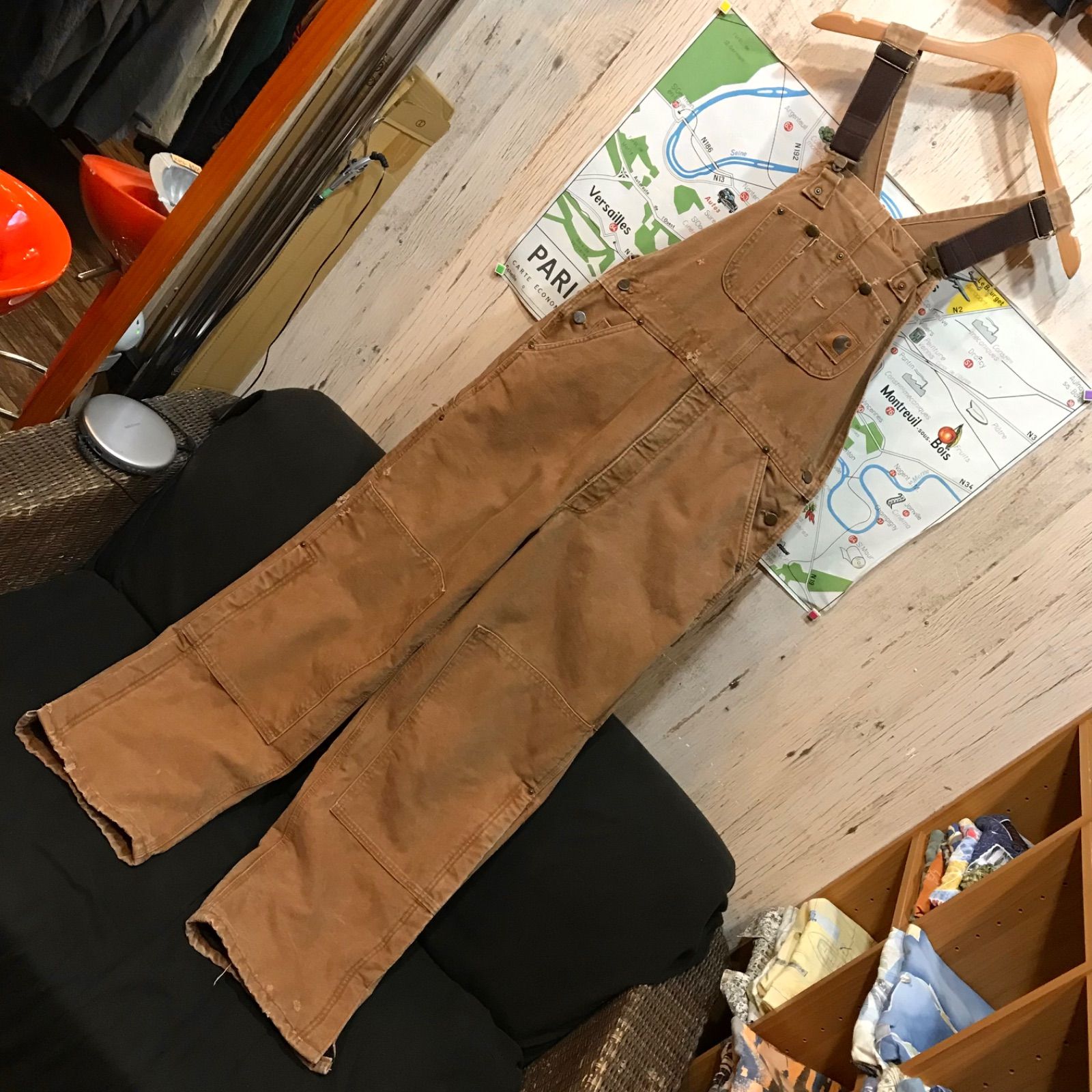 carhartt カーハート オーバーオール w34 古着 (1124) - メルカリ