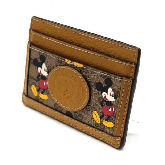 希少　未使用✨GUCCI カードケース GGスプリーム ディズニー レザー グッチ GUCCI カードケース GGスプリーム (レザー / PVC