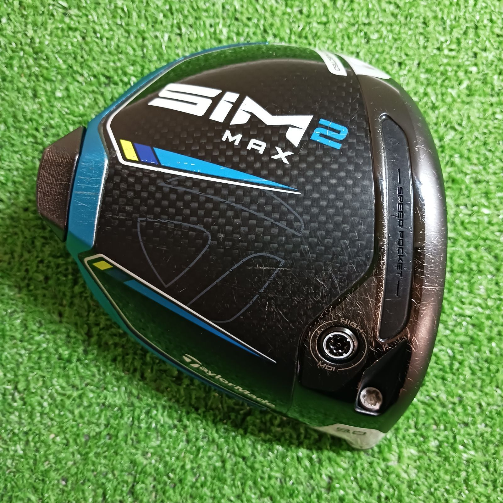 名器　美品　テーラーメイド SIM2 MAX ドライバー 9°ヘッド テーラーメイド SIM2 MAX ドライバー ヘッド単品 9