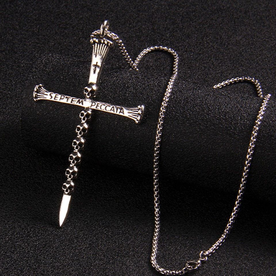 [Yohji Yamamoto] スカル 十字架 ペンダントネックレス GOTHIC YOHJI YAMAMOTO Pendant 3type | HUES 福岡セレクトショップ