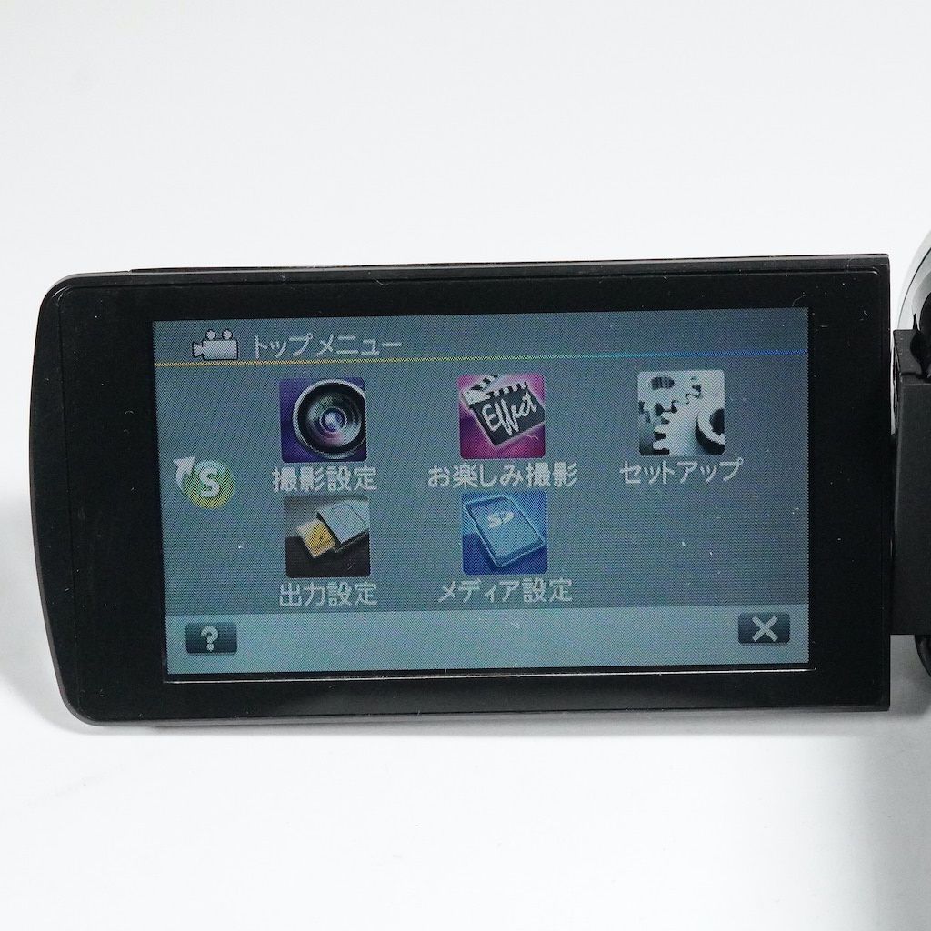 【動作ＯＫ】 JVC Everio GZ-E108-B 動作OK】 JVC Everio GZ-E108-B - メルカリ