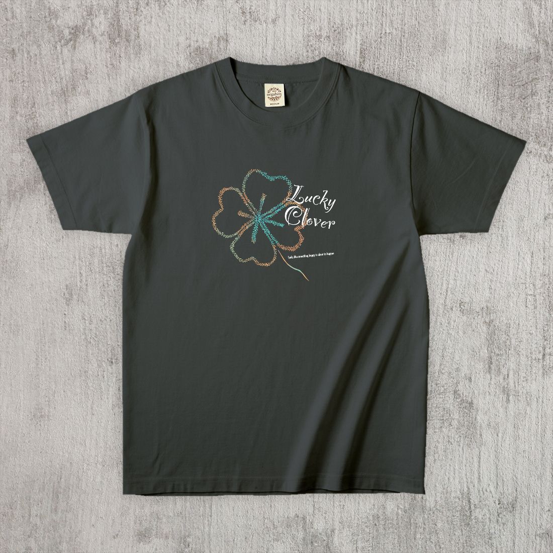 グラフィックTシャツ　Lucky Clover Color