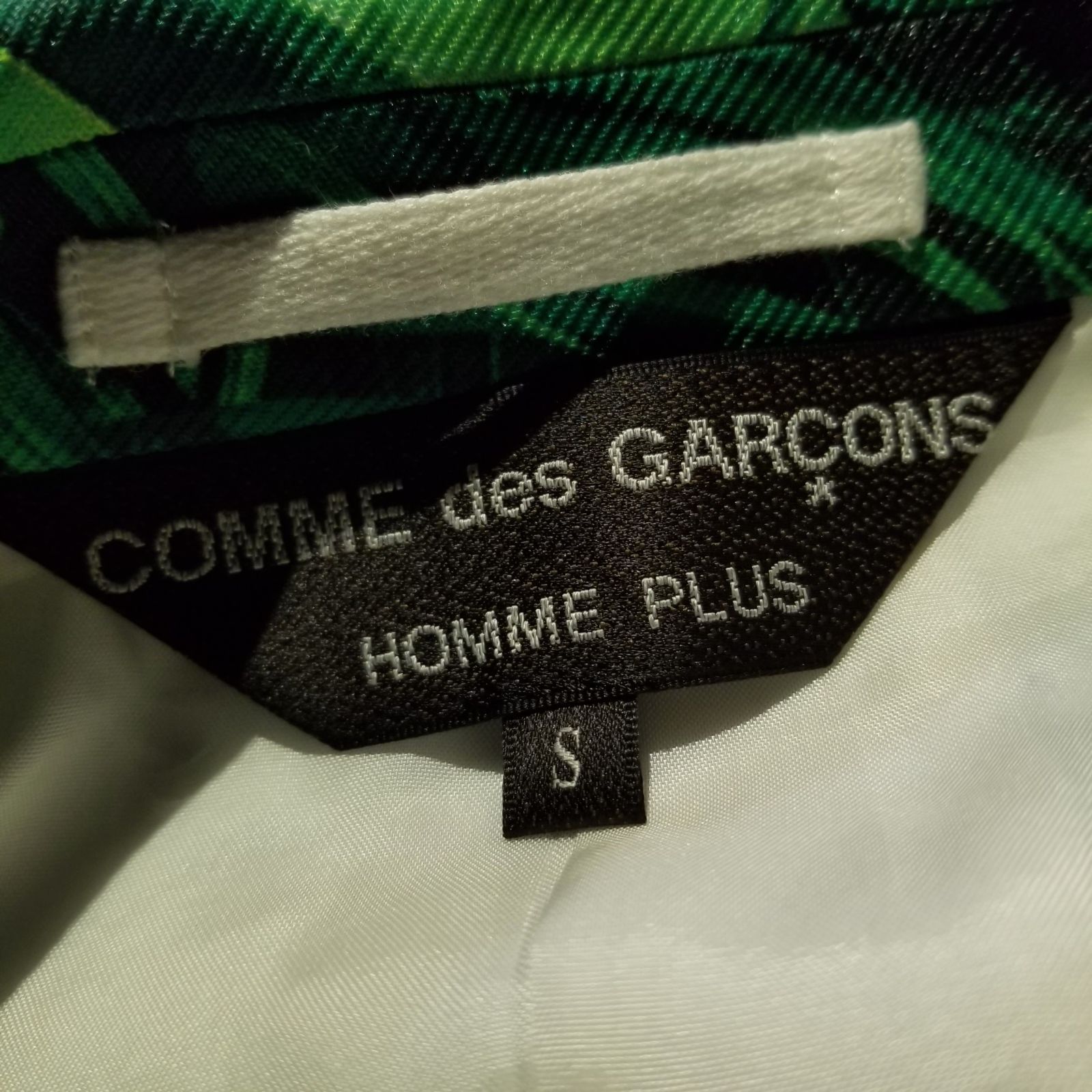 コムデギャルソン オムプリュス カーテンジャケット COMMEdesGRCONS COMME des GARCONS HOMME PLUS 24ss ボタニカルプリント カーテン