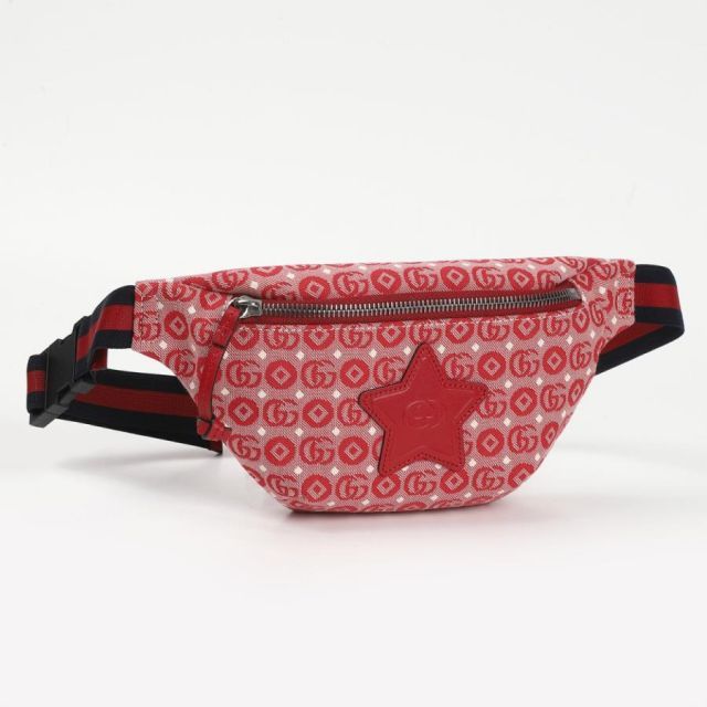 グッチ バッグ ショルダーバッグ GUCCI キッズ ジュニア スター インターロッキング G ベルトバッグ ボディバッグ ミニバッグ ウェストポーチ 502095