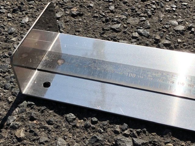 フィッシングメジャー６０cm ステンレス フッシュスケール