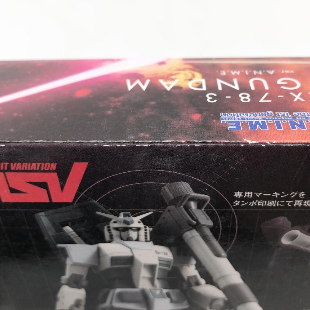 BANDAI - 【中古】未開封 バンダイ 機動戦士ガンダム ROBOT魂 SIDE MS RX-78-3 G-3 ガンダム ver.A.N.I.M.E. リアルマーキング[17][240017698149] Amazon.co.jp: ROBOT魂 〈SIDE MS〉 RX-78-3 G-3 ガンダム ver
