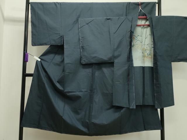 平和屋着物●男性 本場大島紬 アンサンブル 100亀甲 正絹 ♥ CAAX5748gh
