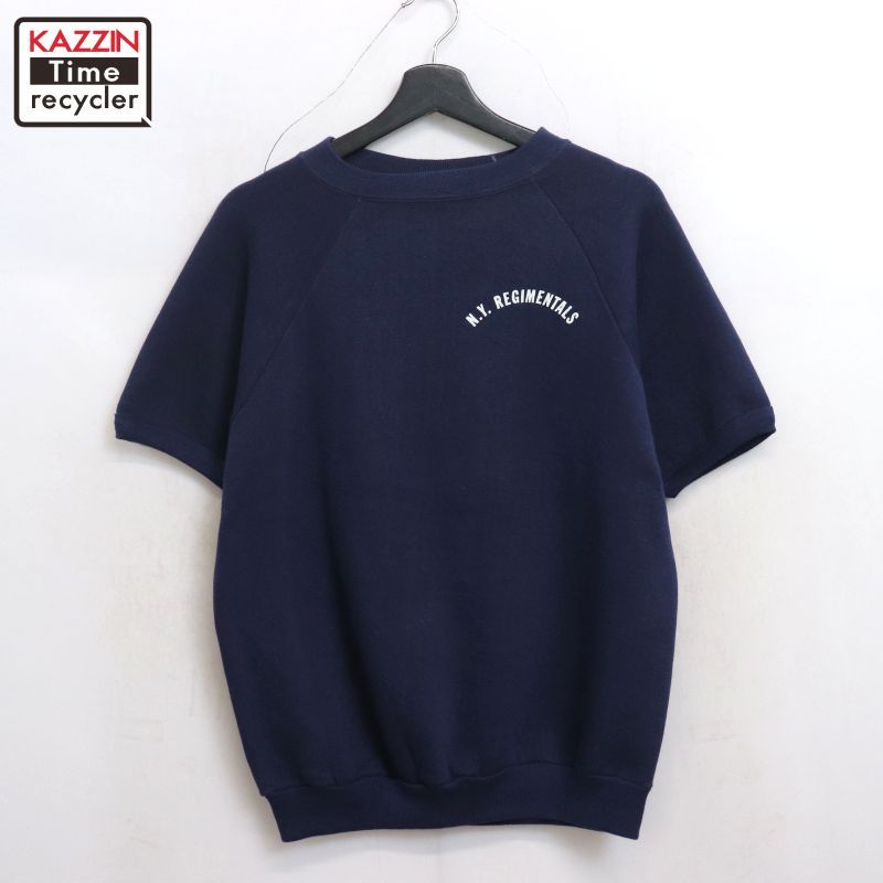 70s Fruit of the Loom 半袖 スウェット トレーナー メンズ 表記Lサイズ