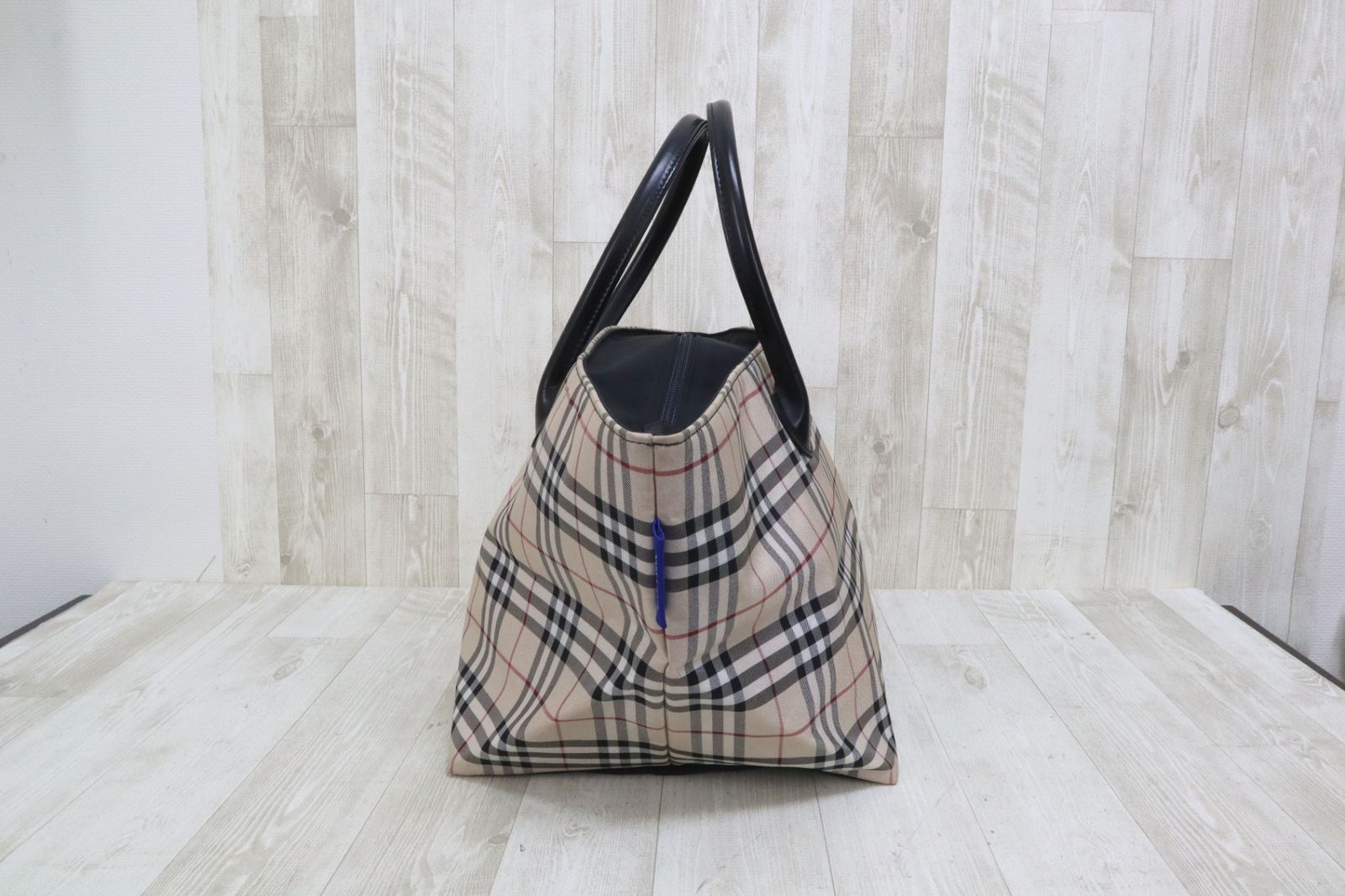 Burberry Black Label　ノバチェック　トートバッグ BURBERRY BLACKLABEL トートバッグ ノバチェック 0472 正規品