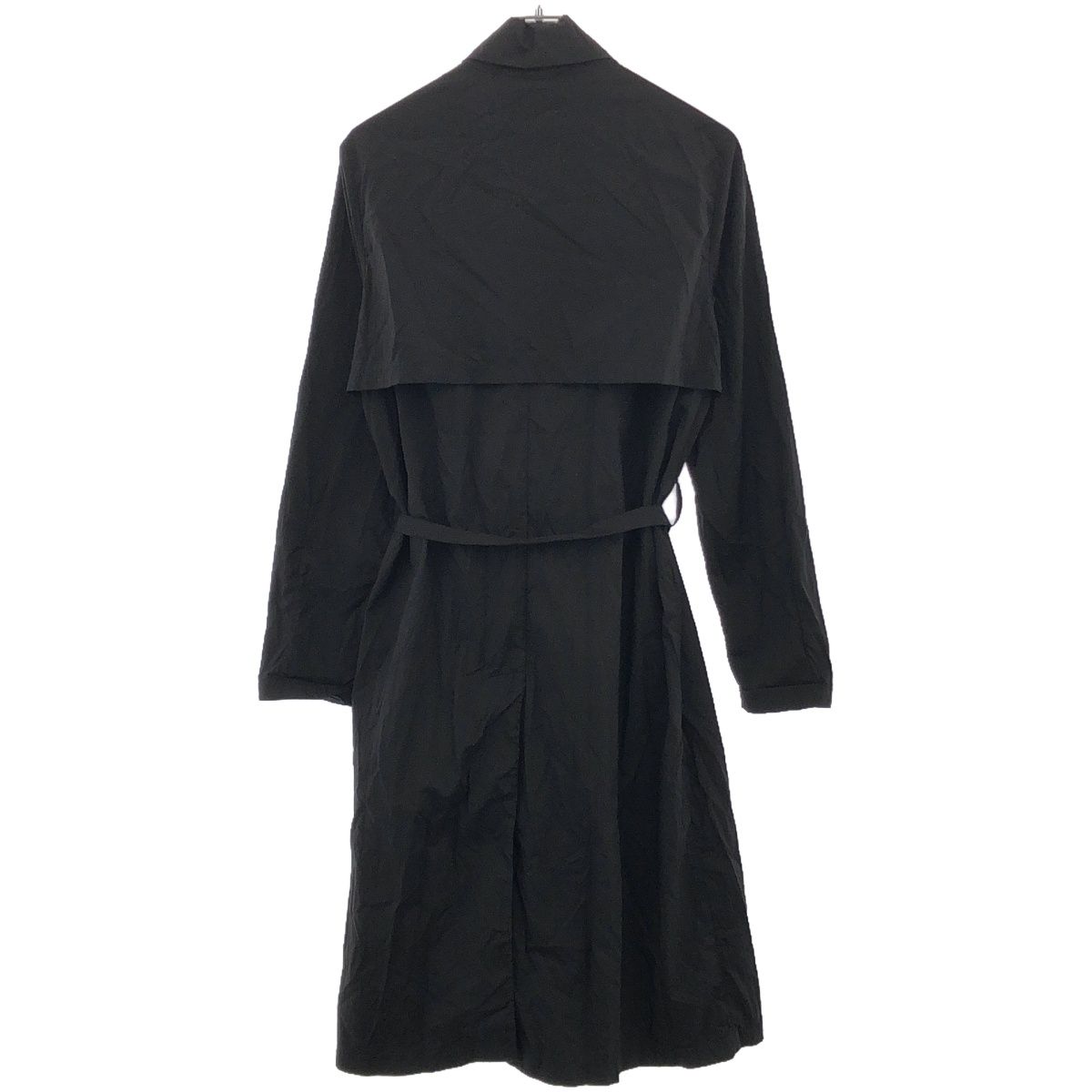 TRANSIT PAR SUCH ウールロングコート 黒 異素材 イタリア製 TRANSIT par such ロングコート ウール 黒 イタリア製 transit par