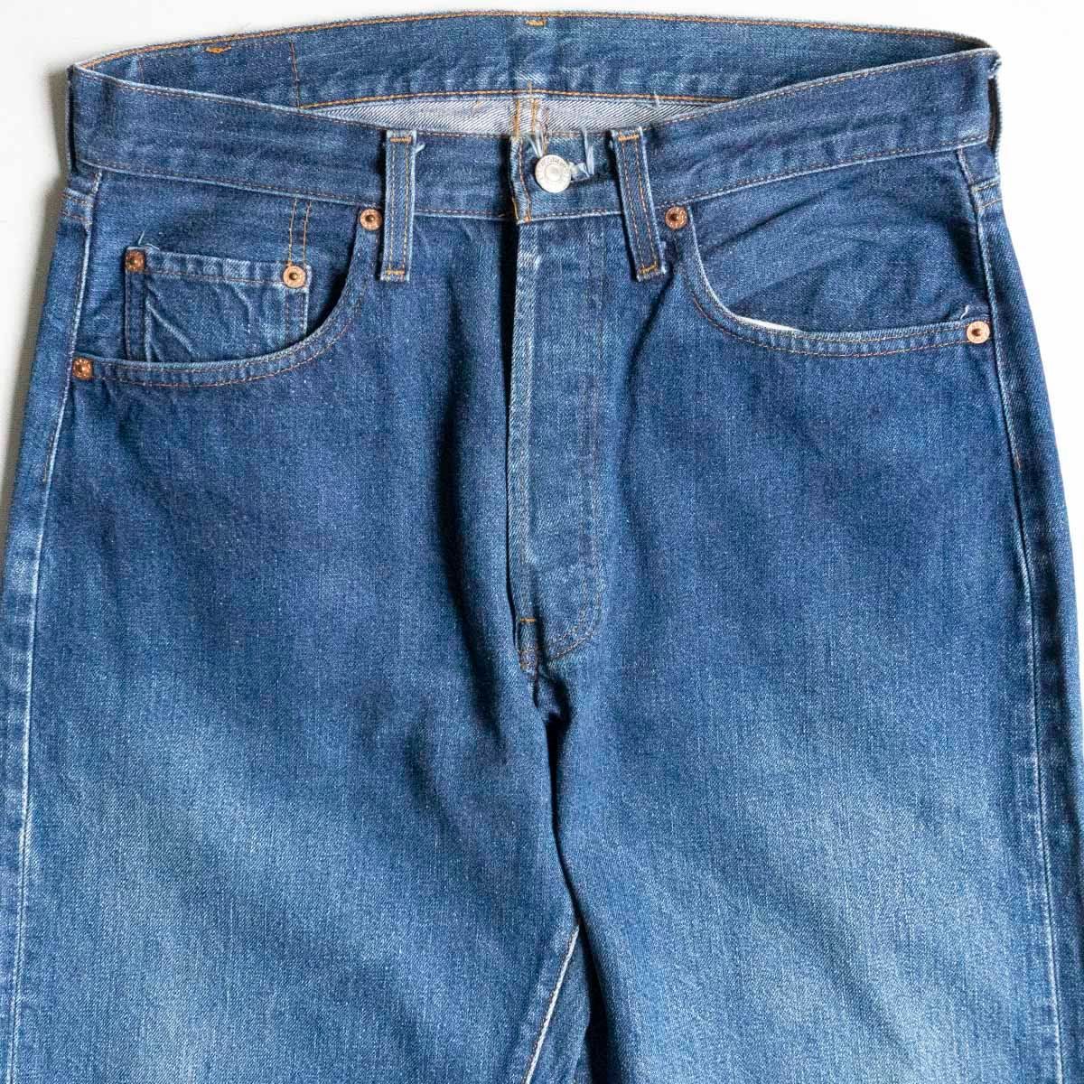 バレンシア製/濃紺】 LEVI'S 【 501 ビッグE デニムパンツ 】32