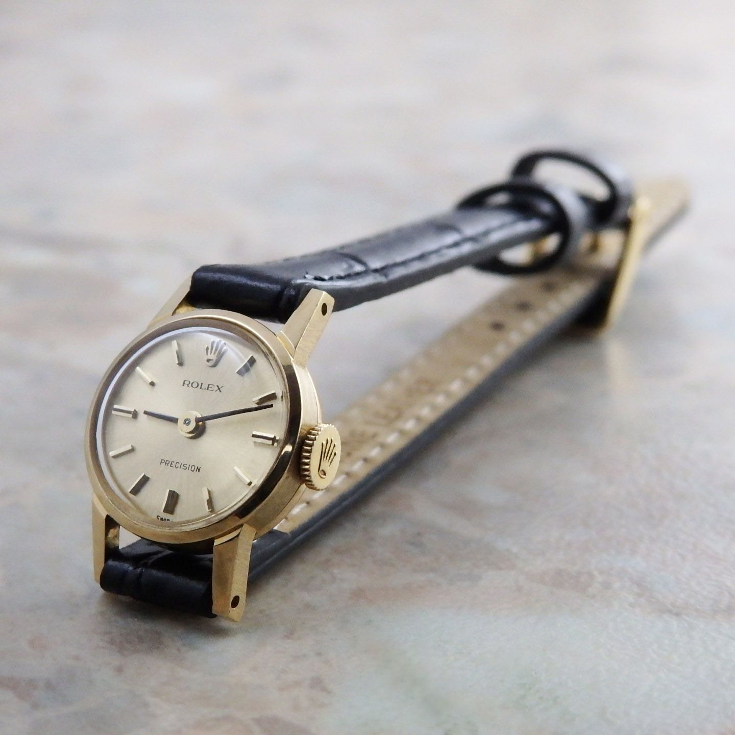 アンティーク レディース ロレックス プレシジョン 2148 ROLEX 18K YG