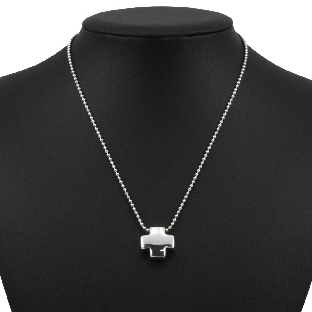 ティファニー ローマンクロス ネックレス シルバー925 袋　ボールチェーン TIFFANY&Co.】ティファニー ローマンクロス ボールチェーン