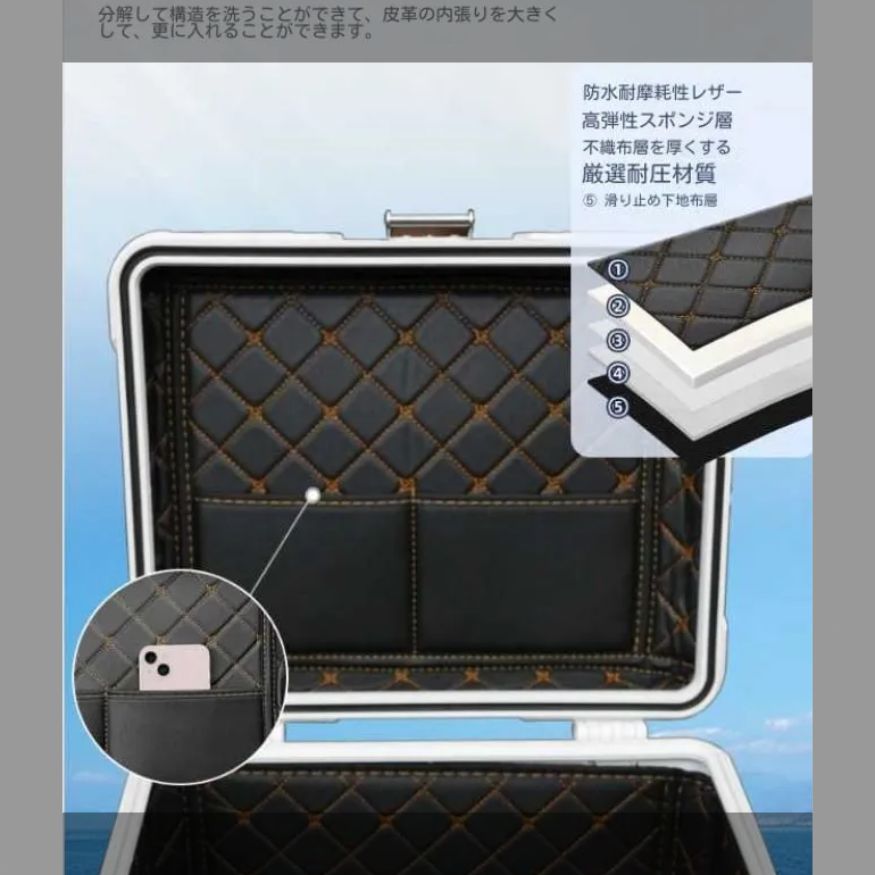レトロラウンドアルミ合金テールボックススズキus 125オートバイテールボックスバッテリー車9号電動車トランク