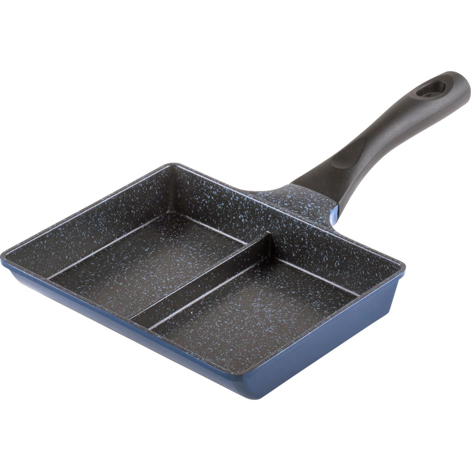 和平フレイズ お弁当 2品同時に調理 仕切りフライパン 15×19cm 2
