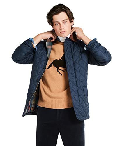 M_ネイビー Brooks Brothers ブルックス ブラザーズ ポリエステル キルティング ウォーキングコート 100185135 ネイビー M