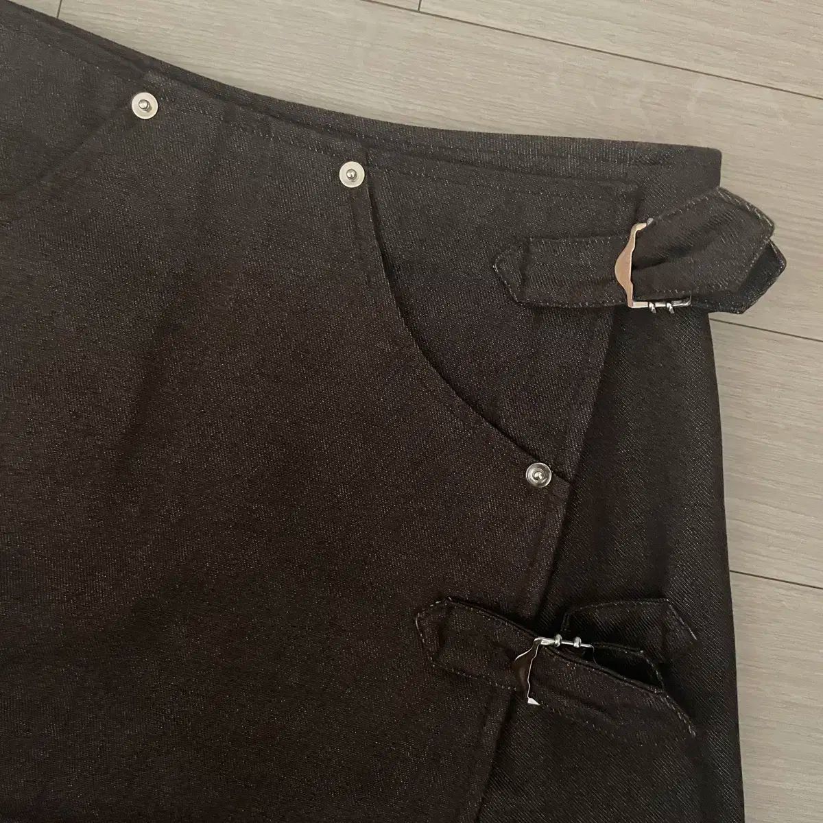 デニム ラップスカート