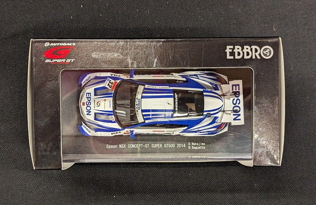 Ebbro SUPER GT 2014シリーズ エムエムピー 1/43 EBBRO Epson NSX CONCEPT-GT SUPER GT500