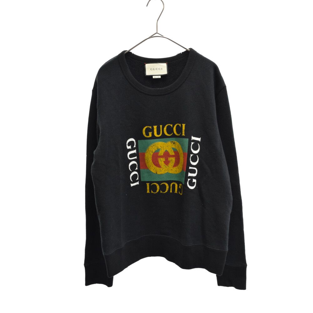 GUCCI (グッチ) 18AW VINTAGE LOGO SWEAT PULLOVER オールド グッチ