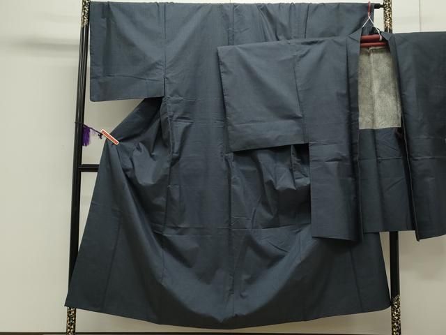 平和屋着物●男性 本場大島紬 アンサンブル 120亀甲 総詰め 正絹 CAAS0256th