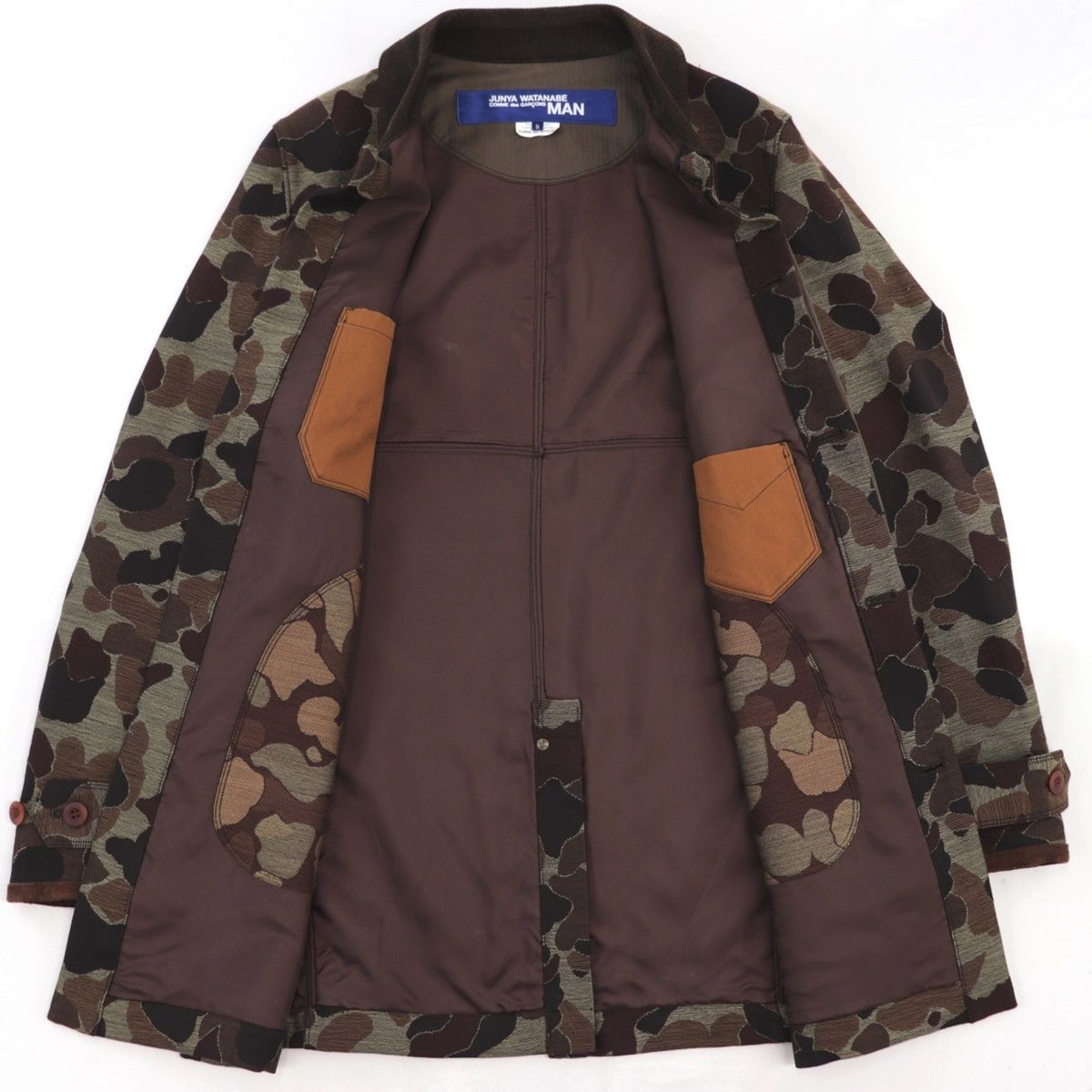 Comme des Garcons Junya Watanabe MAN Wool Camo Jacquard Coat