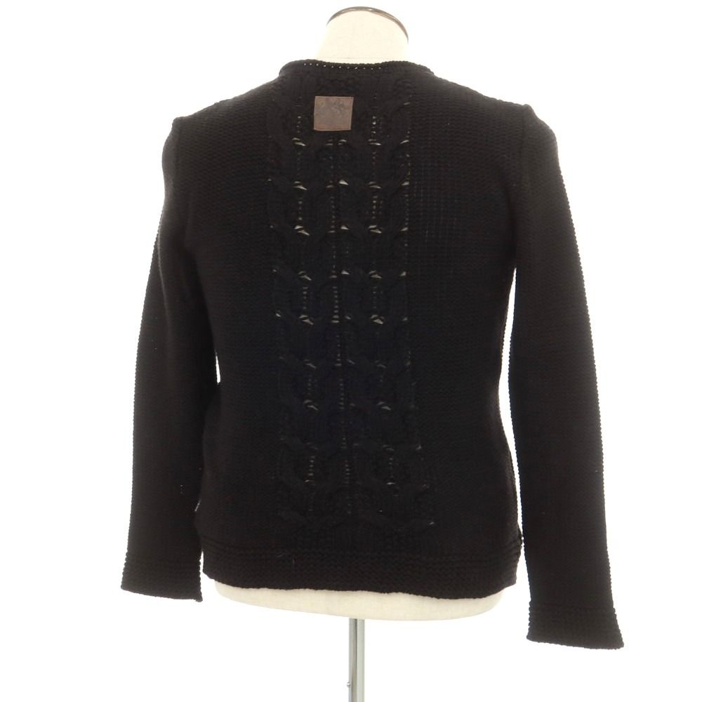 中古】ジャストカヴァリ Just Cavalli ウールアクリル ジップアップ 