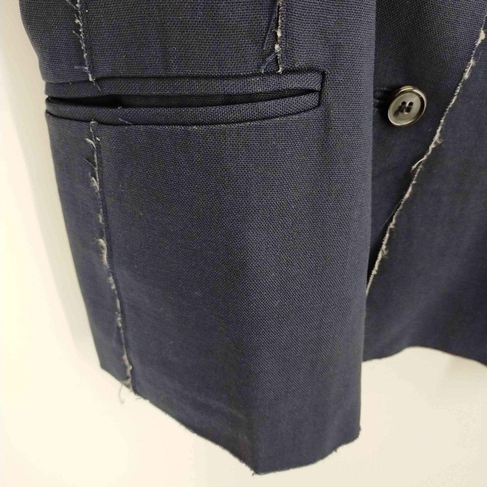マルニ MARNI イタリア製 ダメージ加工 3B リネン混 ウールテーラード 