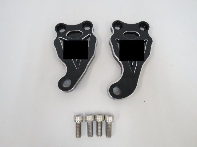 MT-07　FZ-07 2014-2016 CNC アルミ　フィクスドフレーム 黒(代引き不可)