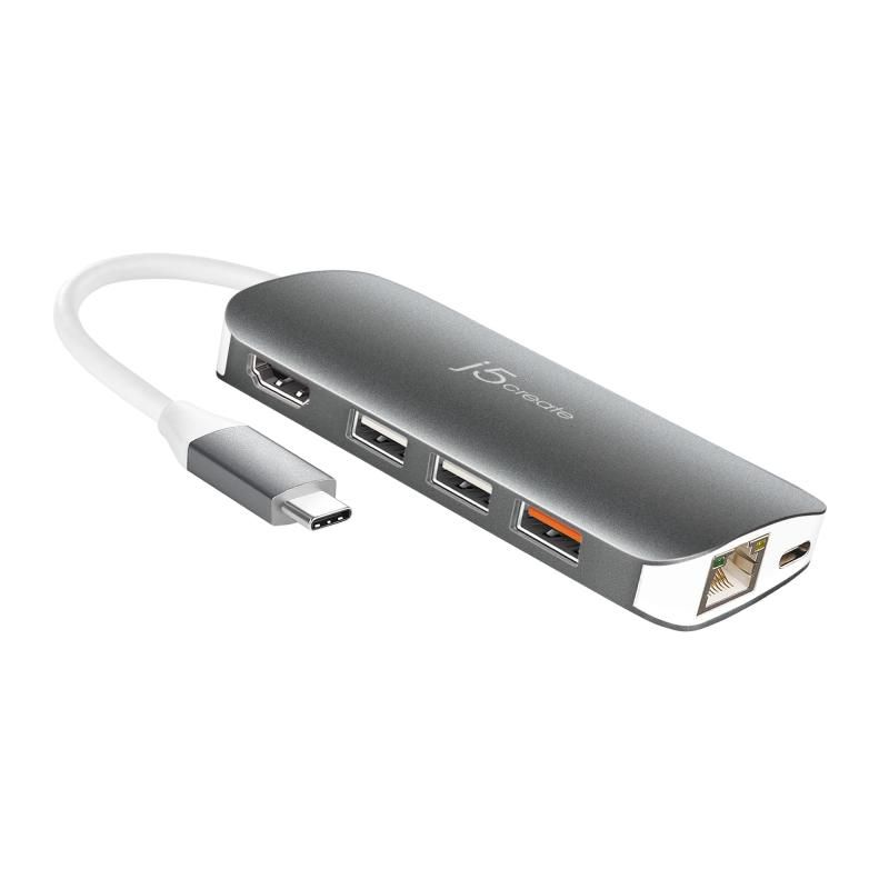 j5 create JCD383 USB Type-C 9-in-1 マルチアダプタ