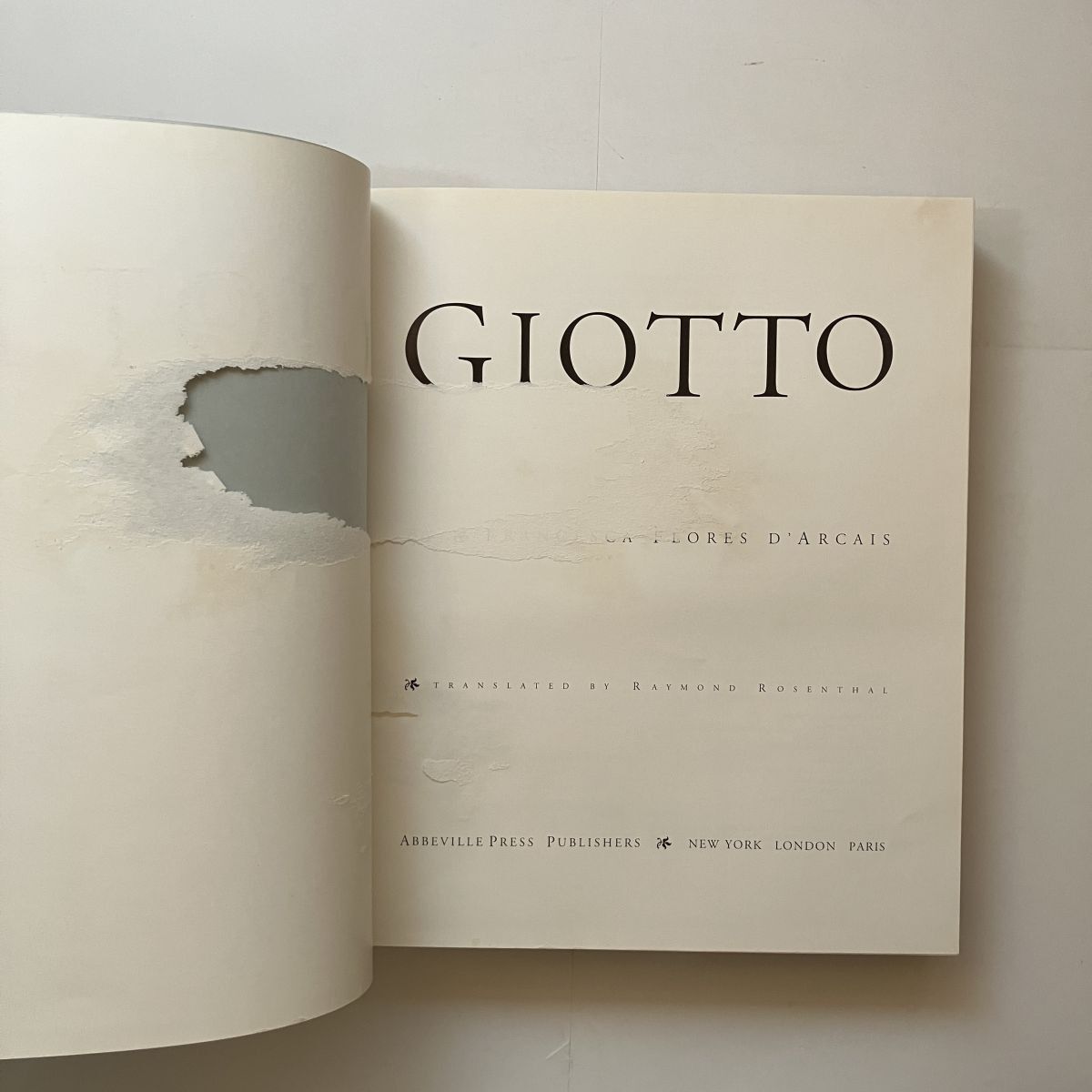 ジョット 画集「Giotto」by Francesca Flores D'Arcais 1995年 383 p
