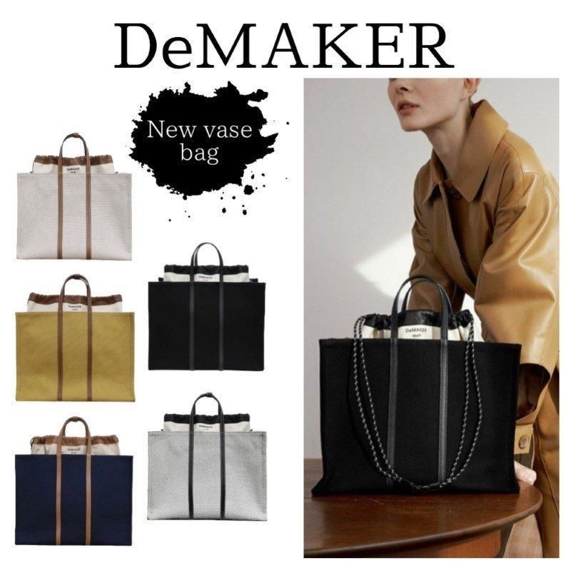 新品・未使用 韓国【DeMAKER】ディメーカー new vase Bag キャンバス トート ショルダー バッグ SNS 話題 納期10~14日程度  - メルカリ