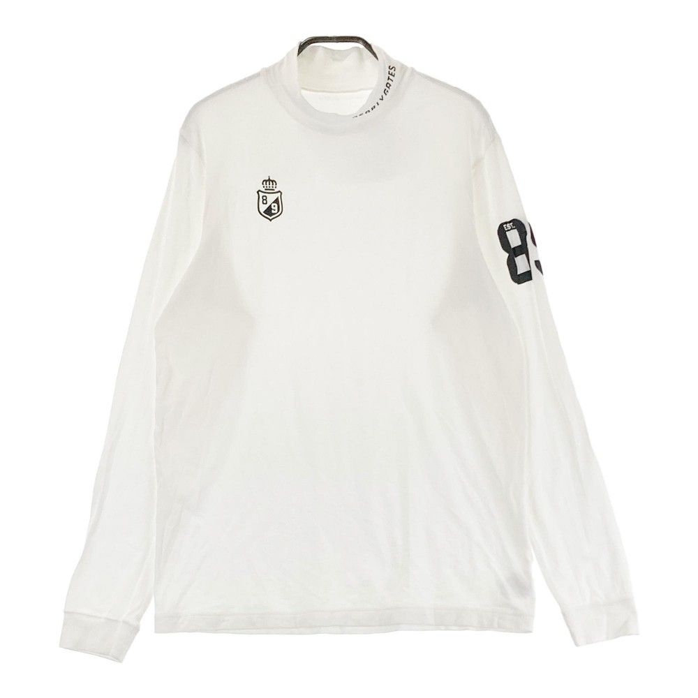 サイズ：6 PEARLY GATES パーリーゲイツ  ハイネック長袖Tシャツ  ホワイト系 [240101432613] ゴルフウェア メンズ ストスト サイズ：6 PEARLY GATES パーリーゲイツ ハイネック長袖Tシャツ