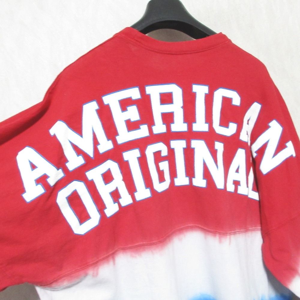 良品 SPIRIT JERSEY スピリットジャージー ディズニー ミッキー アメリカンオリジナル タイダイ Tシャツ カットソー L マルチカラー メンズ レディース 古着 中 良品 SPIRIT JERSEY スピリットジャージー ディズニー ミッキー