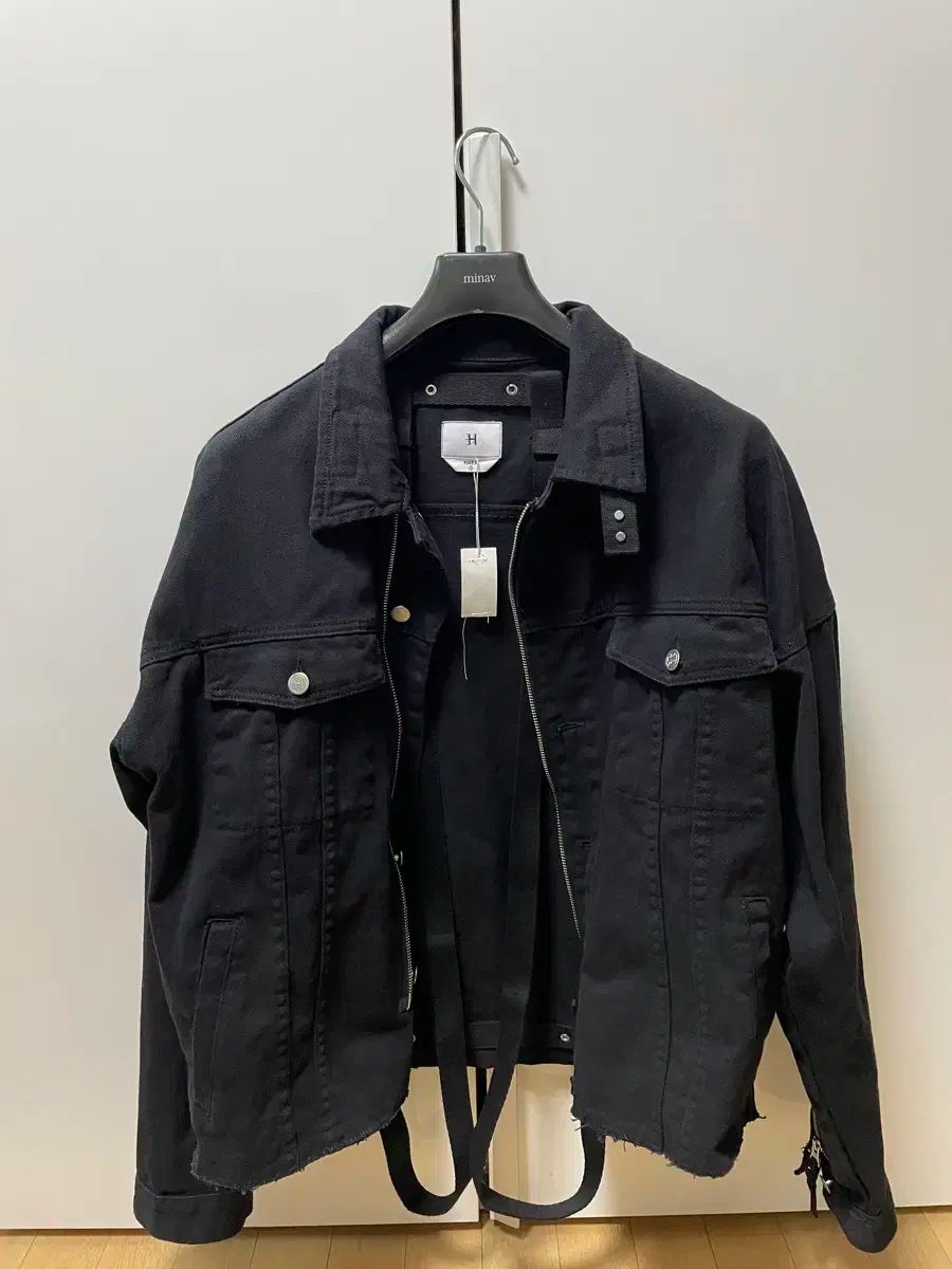 HAE A ハエア トラッカー ジャケット 黒