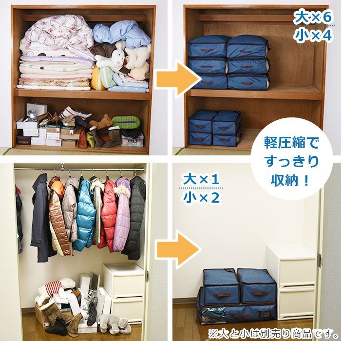 乾っとパック プレミアム 小 2個組 収納ケース 衣類収納 収納