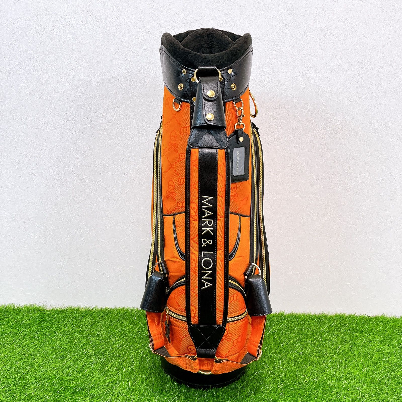 MARK & LONA Ruler JQ 木村拓哉 ゴルフバッグ オレンジ MARK & LONA Ruler JQ 木村拓哉 ゴルフバッグ オレンジ 激レア