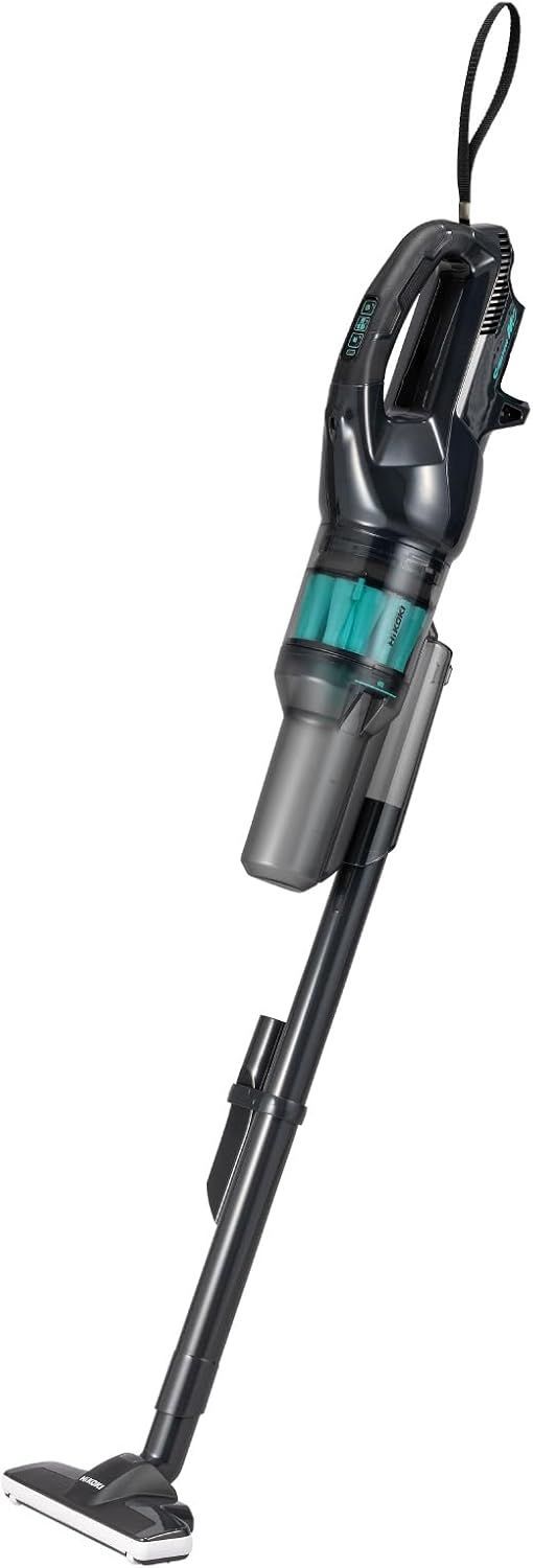 HiKOKI ハイコーキ 36V 2段サイクロン式 コードレス クリーナー R36DB SC カーボングレー＆アクアブルー バッテリー 充電器別売 ハンディ スティック 掃除機 台数 生産 R36DB SC NNAB