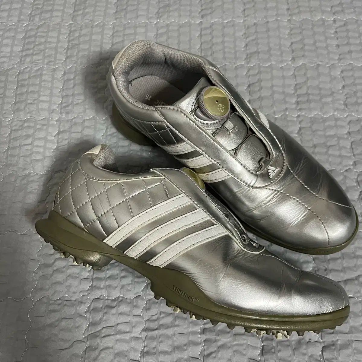 adidas アディダス ゴルフシューズ シルバー ボア ダイアル