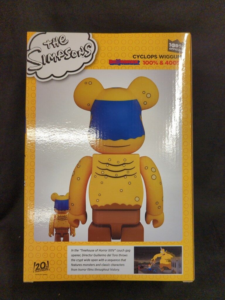 MEDICOMTOY BE@RBRICK CYCLOPS WIGGUM 100+400% - メルカリ