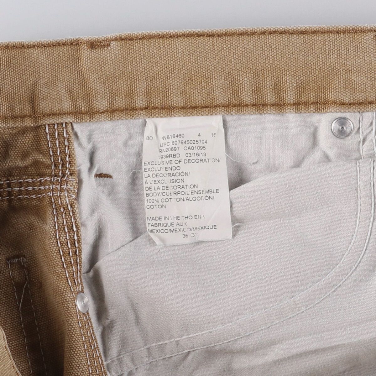 古着 ディッキーズ Dickies ダックペインターパンツ メンズw36相当 eaa585783 KIN-KAAI_COM