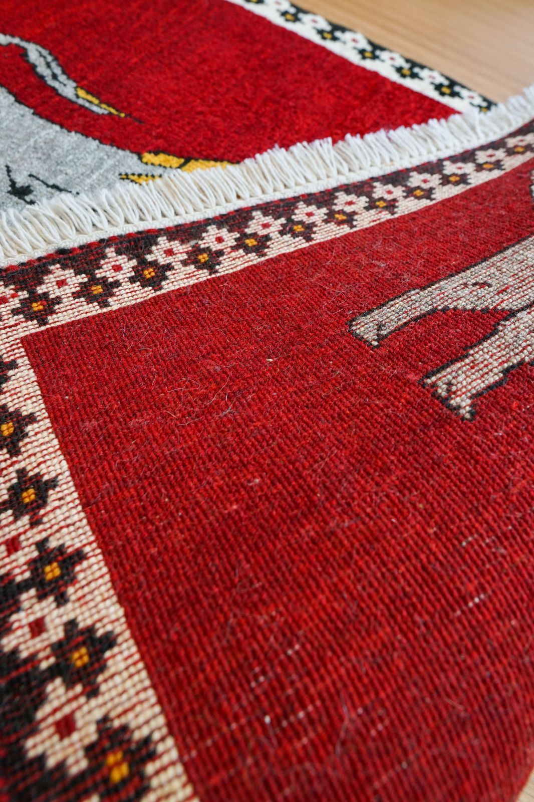 108x65cm 手織り ペルシャ絨毯　カシュカイ族 楽天市場】【15%OFFクーポン対象品】オールドエリアラグ