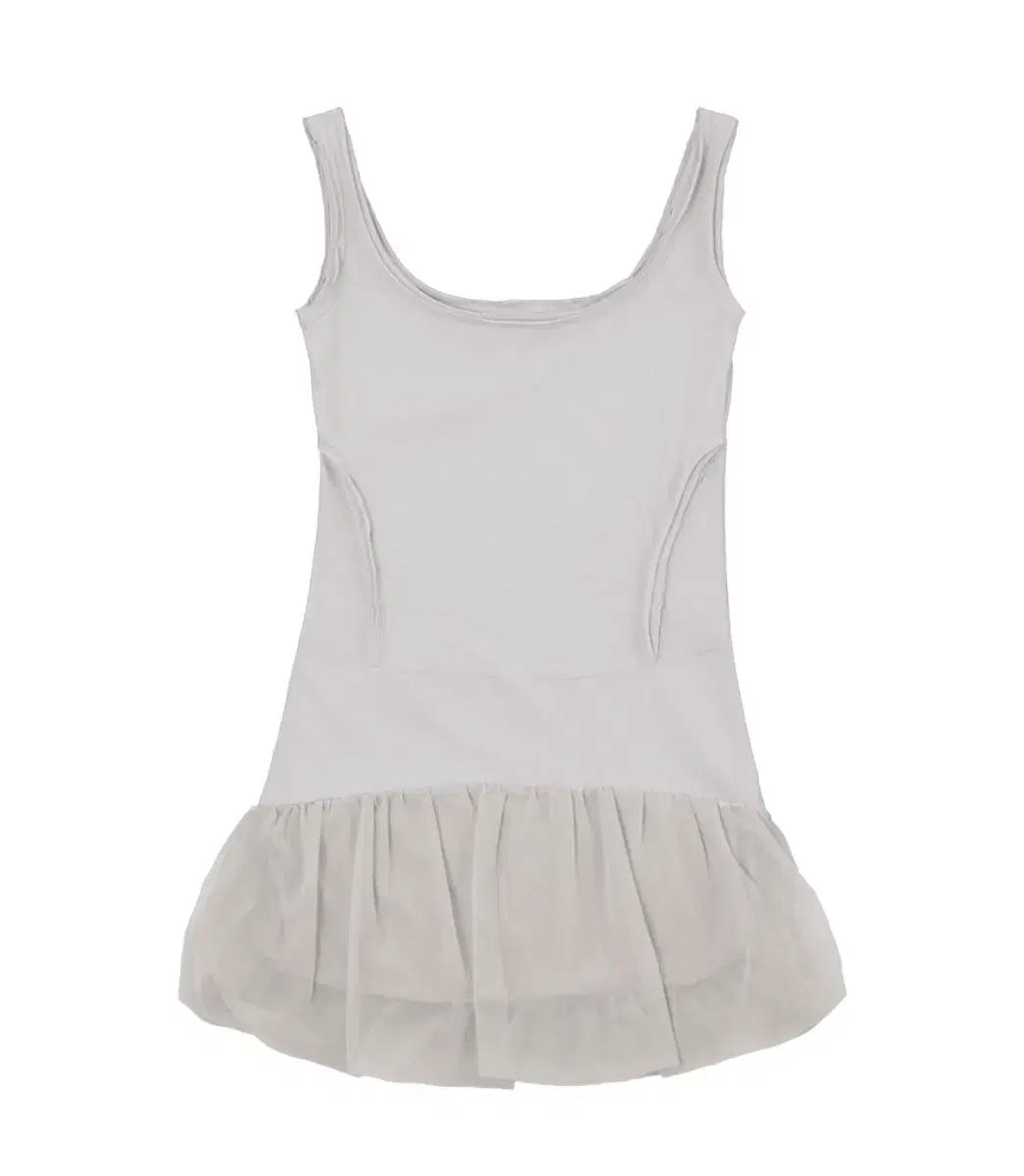 OJOS ダブルレイヤードドレス