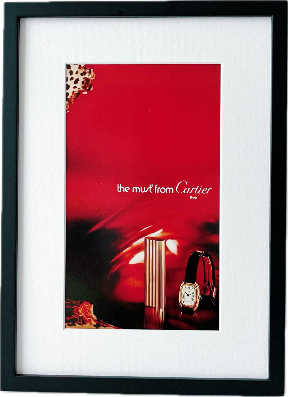 額装済/Cartier RoseClip カルティエコレクション/アートポスター 額装済/Cartier RoseClip カルティエコレクション/アート