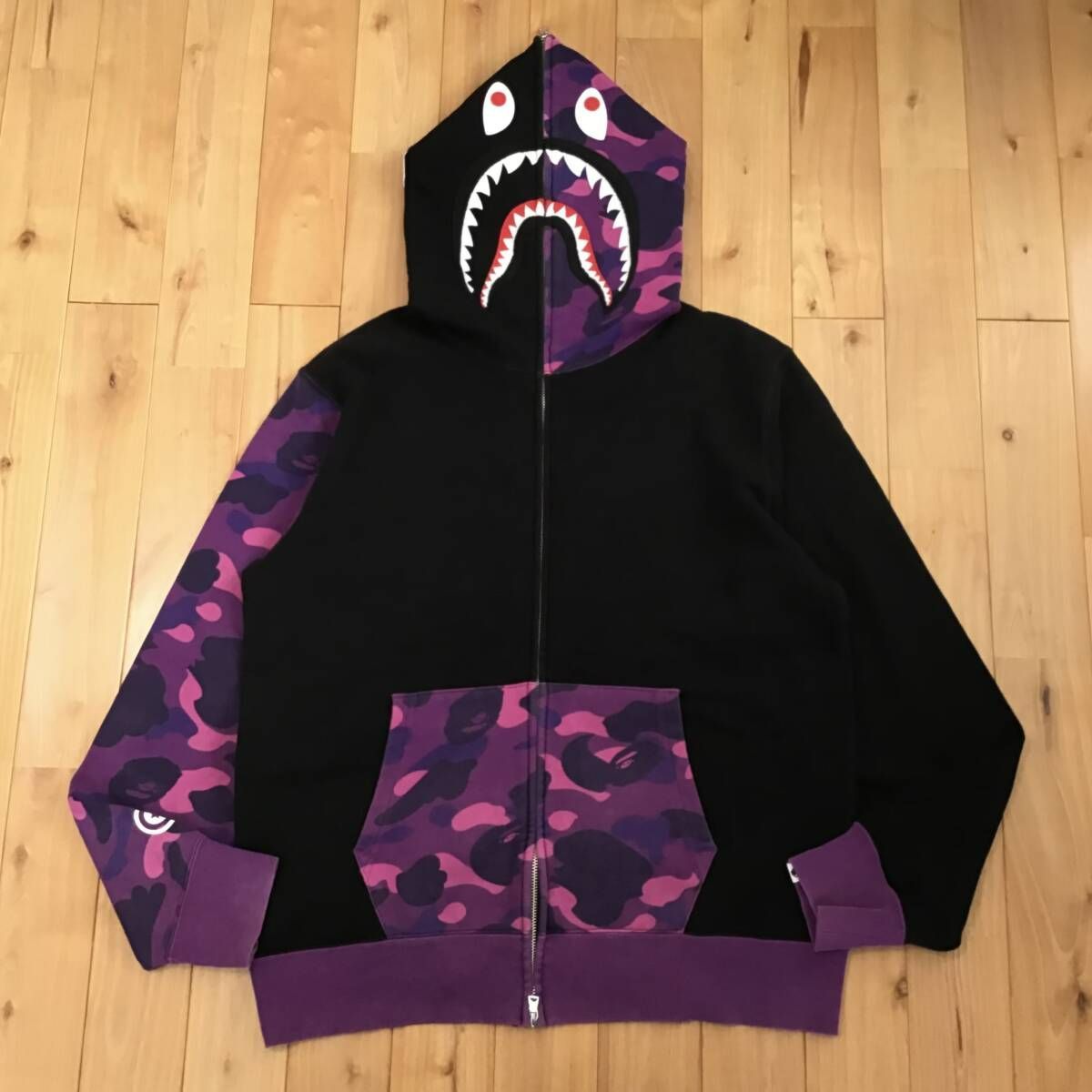 APEシャークパーカー紫 APEシャークパーカー紫 - メルカリ