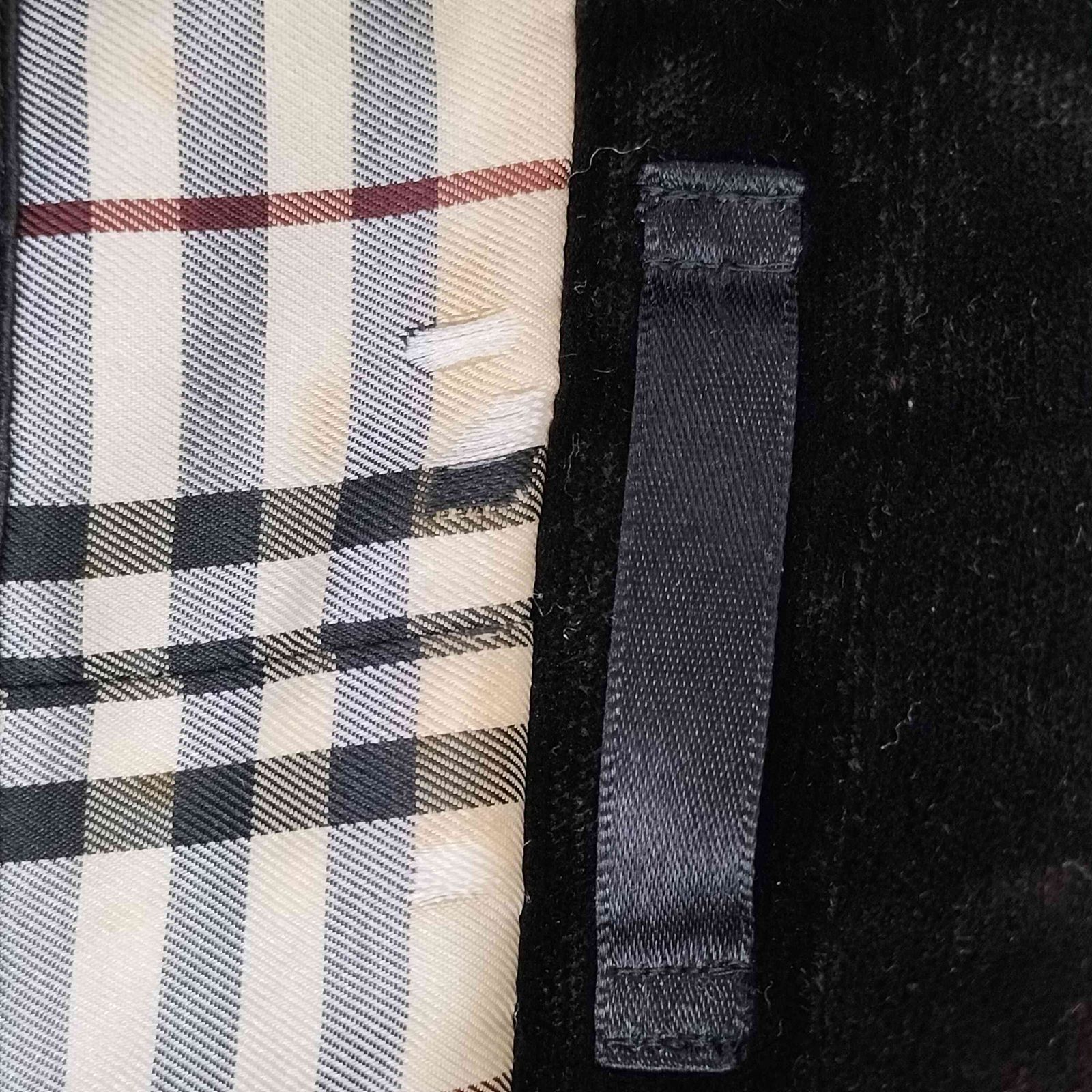 BURBERRY BLACK LABEL ベロア モノグラム チェスターコート バーバリーブラックレーベル BURBERRY BLACK LABEL ベロア チェスター