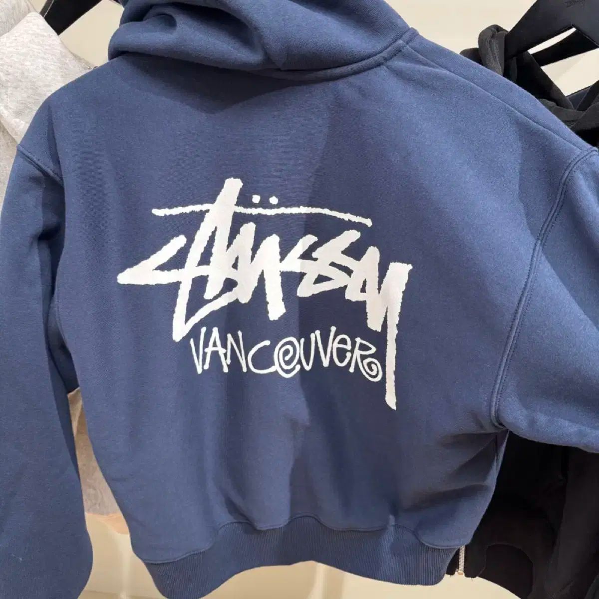 Stussy フード付きジャケット M ネイビー STUSSY DUCK JACKET NAVY .M | Lookin'4
