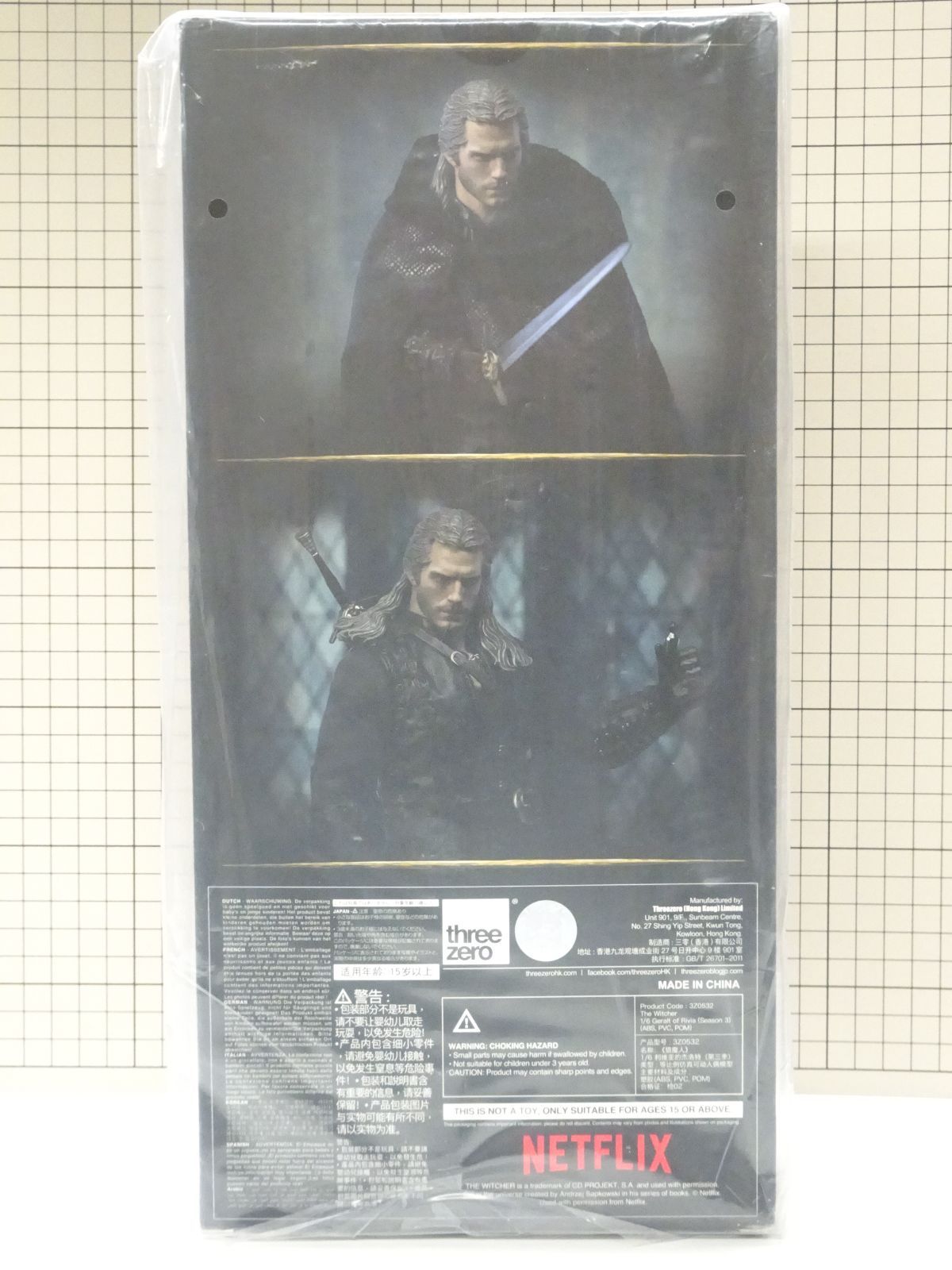 three zero THE WITCHER Geralt of Rivia Season3 1/6 未開封品 【公式