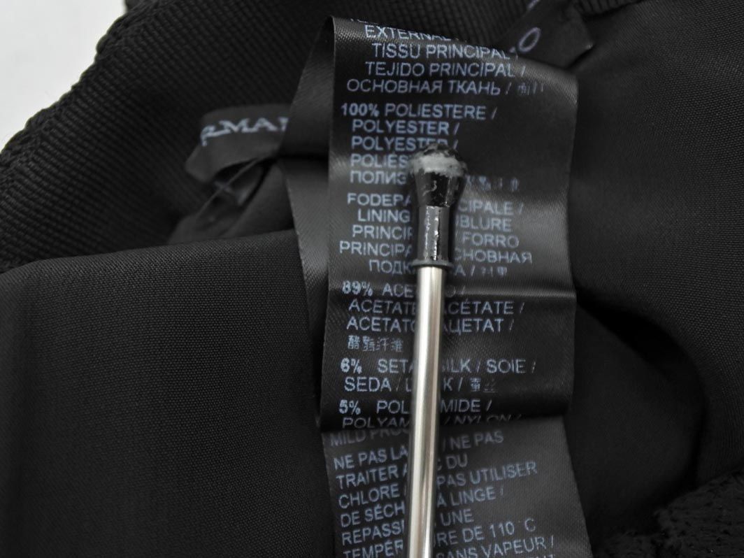 ERMANNO SCERVINO エルマノシェルビーノ 総レース 巻き ラップ スカート size40 黒 ◎レディース SIROKUMA-CORPORATION_COM