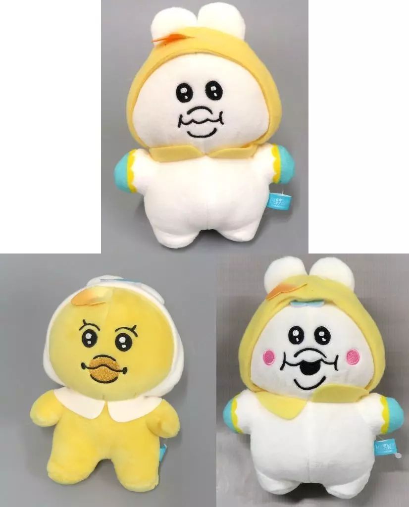 中古】ぬいぐるみ 全3種セット ダチになりたいぬいぐるみ 「ん